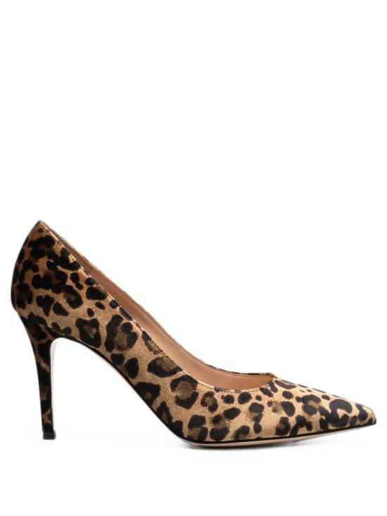 26FW 지안비토로시 힐/펌프스 G2458085RICVEL LEOPARD MULTICOLOUR