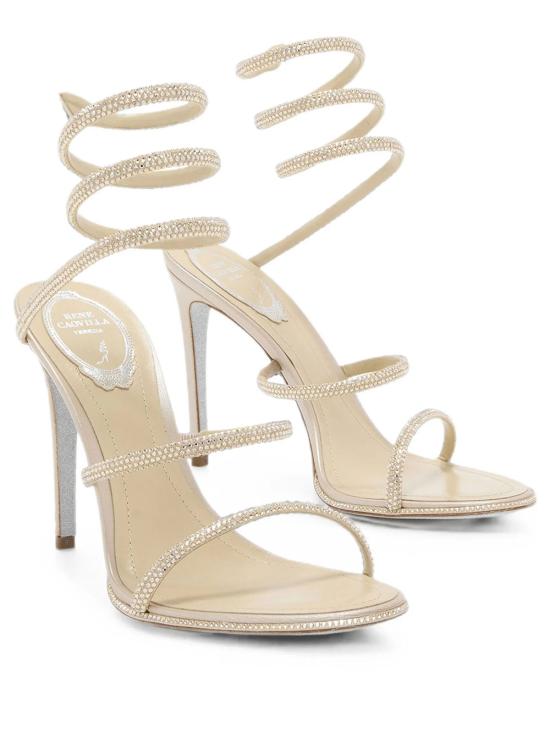 26FW 르네 카오빌라 힐/펌프스 C12538105R001Y500 IVORYGOLD NUDE NEUTRALS - RENE CAOVILLA