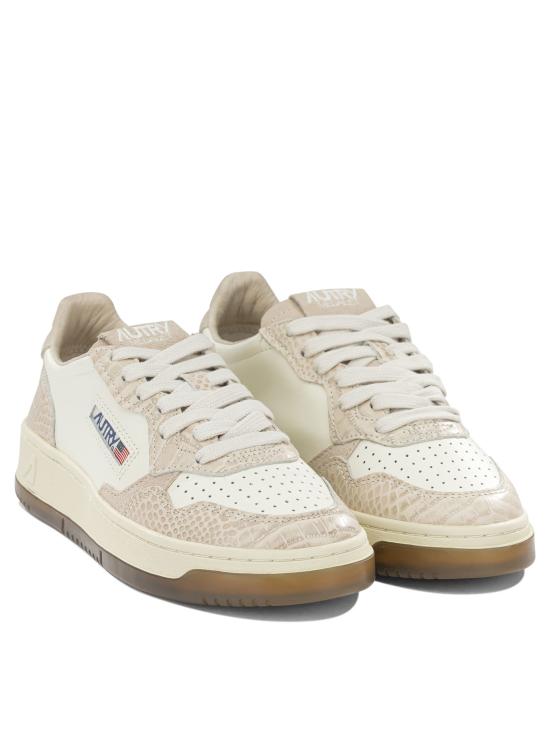 26FW 오트리 메달리스트 로우 레더 스니커즈 AULWCZ01 BEIGE - AUTRY