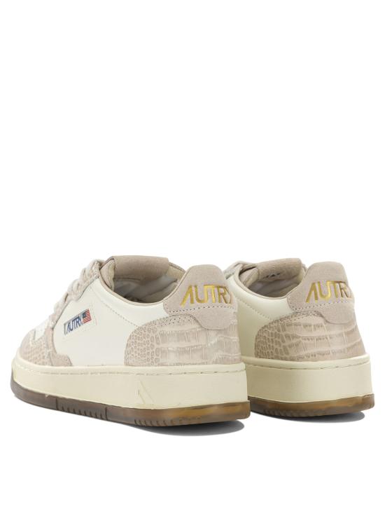 26FW 오트리 메달리스트 로우 레더 스니커즈 AULWCZ01 BEIGE - AUTRY
