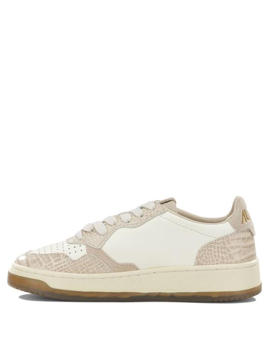 26FW 오트리 메달리스트 로우 레더 스니커즈 AULWCZ01 BEIGE - AUTRY