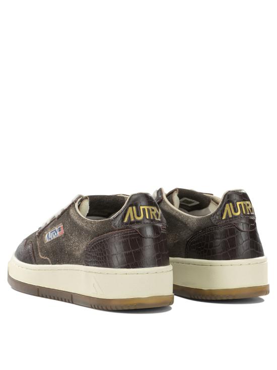 26FW 오트리 메달리스트 로우 레더 스니커즈 AULWCJ01 BROWN - AUTRY