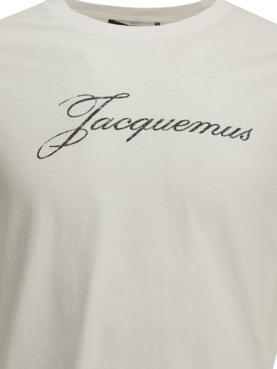 26FW 자크뮈스 반팔 티셔츠 TSU00351AJ00289WHITE - JACQUEMUS