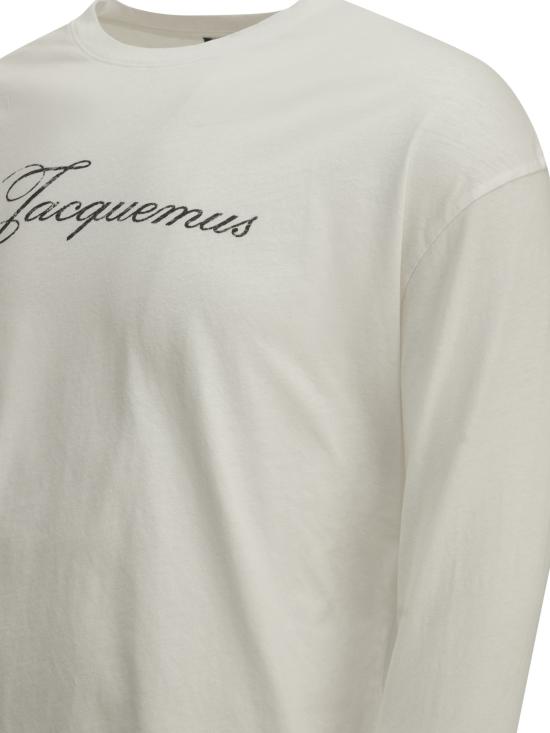 26FW 자크뮈스 반팔 티셔츠 TSU00351AJ00289WHITE - JACQUEMUS