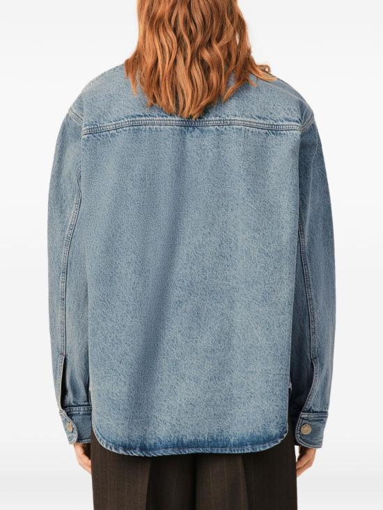 26FW 아미 데님 셔츠 UJK918DE0046480 LIGHT BLUE - AMI