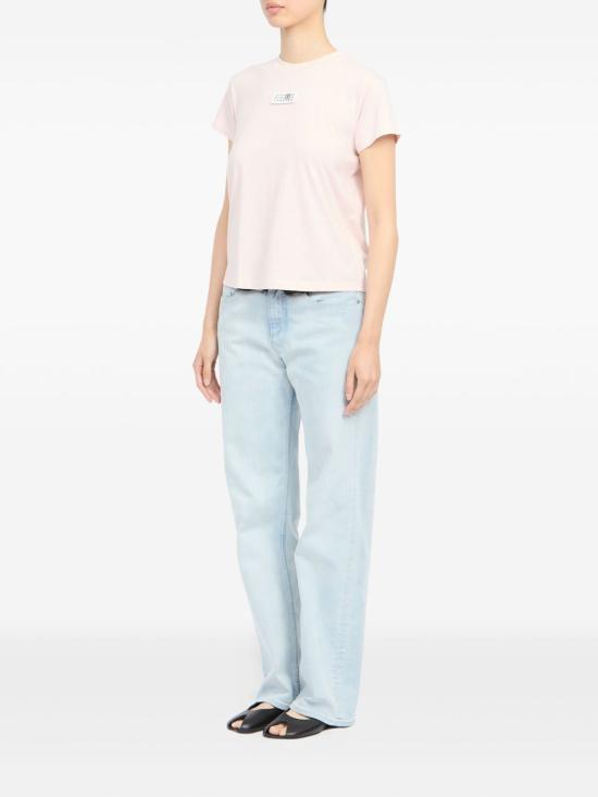 26FW MM6 메종마르지엘라 반팔 티셔츠 S52GC0326M20170231 POWDER - MM6 MAISON MARGIELA