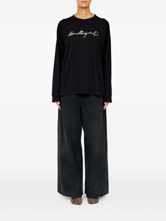 26FW MM6 메종마르지엘라 반팔 티셔츠 S52GC0370M20258900 BLACK - MM6 MAISON MARGIELA