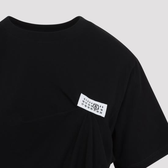 26FW MM6 메종마르지엘라 반팔 티셔츠 S52NF0018M20048900 BLACK - MM6 MAISON MARGIELA