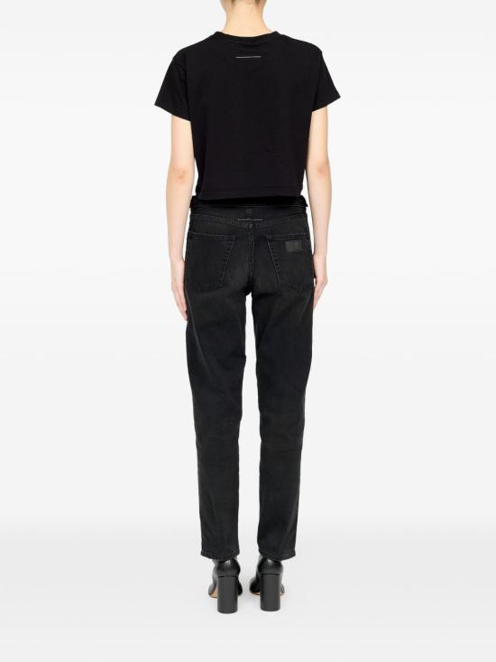 26FW MM6 메종마르지엘라 반팔 티셔츠 S52GC0369M20258900 BLACK - MM6 MAISON MARGIELA