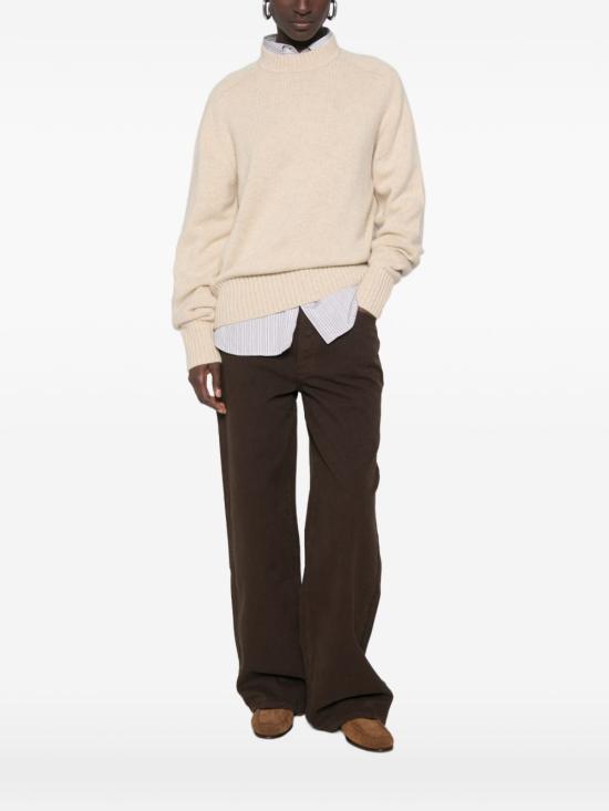 26FW 익스트림캐시미어 스웨터 123BOURGEOIS016 WHITE - EXTREME CASHMERE