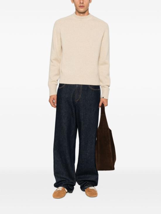 26FW 익스트림캐시미어 스웨터 123BOURGEOIS016 WHITE - EXTREME CASHMERE