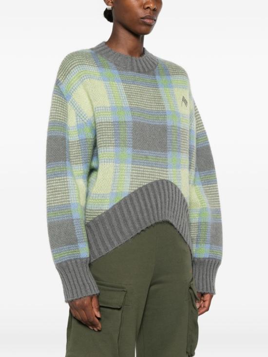 26FW 디 아티코 스웨터 261WCK00136KMX004JQ156 GREEN - THE ATTICO