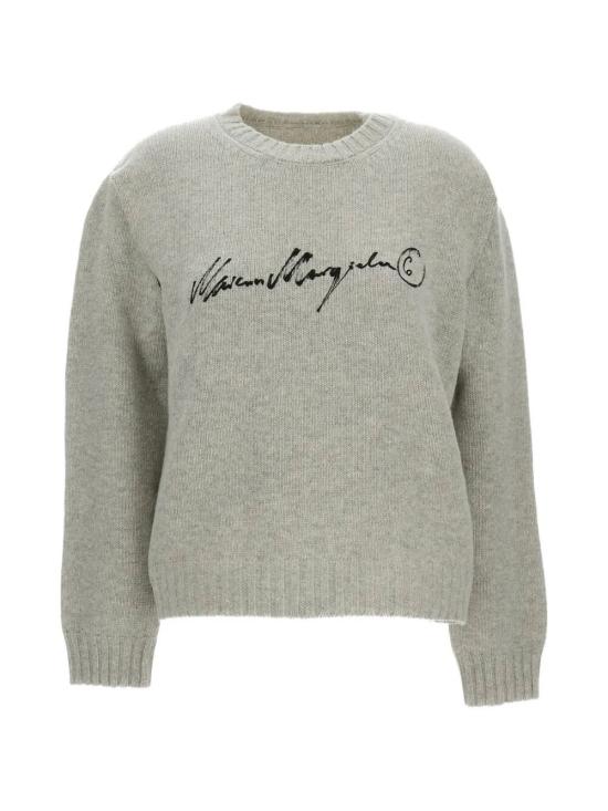 26FW MM6 메종마르지엘라 스웨터 S52HL0065M13288806S GREY - MM6 MAISON MARGIELA