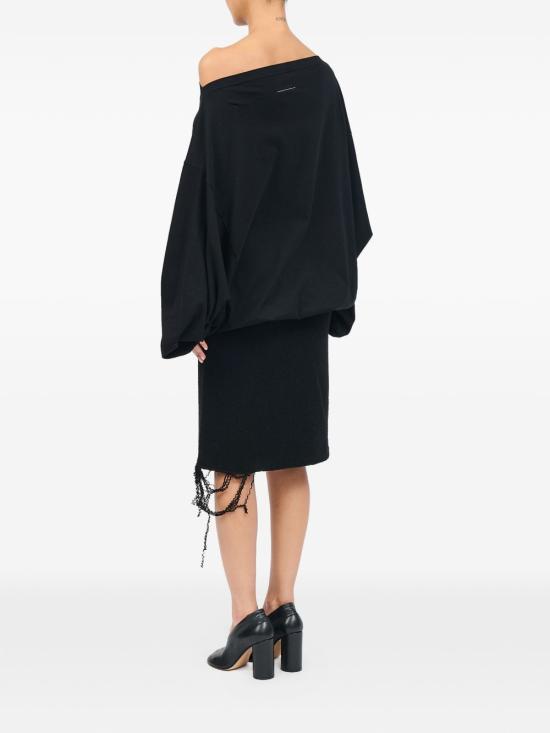 26FW MM6 메종마르지엘라 스웨터 S52NH0048M20048900 BLACK - MM6 MAISON MARGIELA