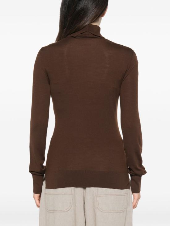 26FW 에르마노 설비노 스웨터 D495M310EAPATL91118 BROWN - ERMANNO SCERVINO