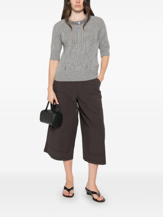 26FW 에르마노 설비노 스웨터 D495L325RCTZTWN1704 GREY - ERMANNO SCERVINO