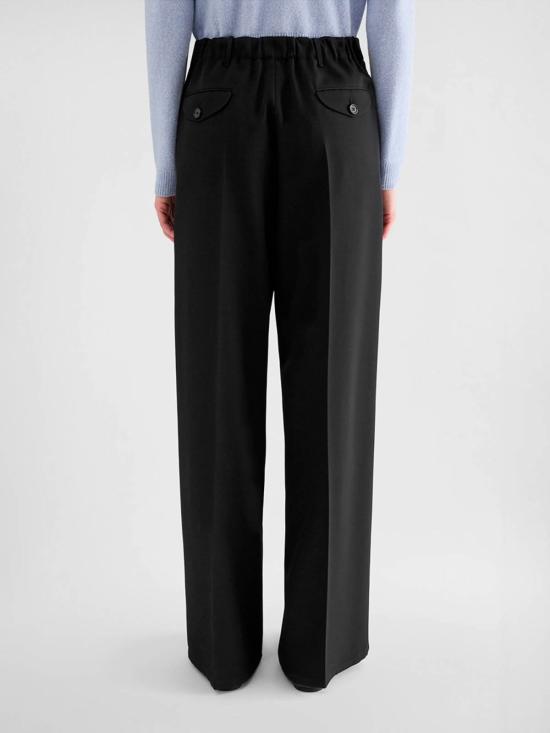 26FW 질샌더 스트레이트 팬츠 J02KA0432J40002001 BLACK - JIL SANDER
