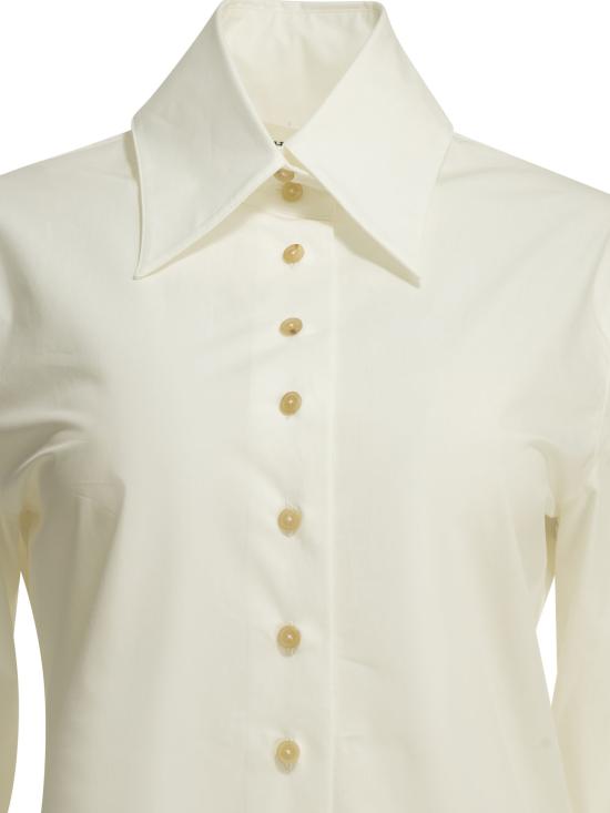 26FW 케이트 아이비 포멀 셔츠 블라우스 아이비 포멀 셔츠 블라우스 2482195168 WHITE - KHAITE