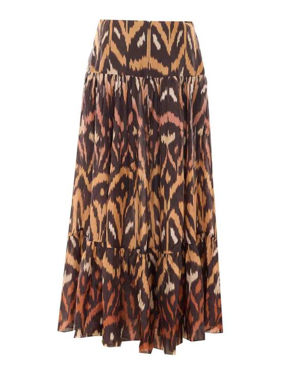 26FW 짐머만 롱 스커트 8467SSS261 BROWN - ZIMMERMANN