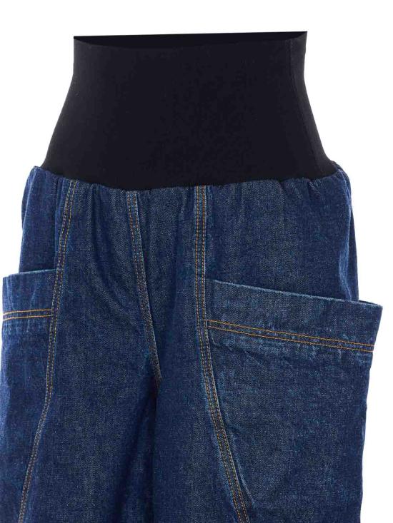 26SS 알라이아 스트레이트 팬츠 AA9P1309D014CA24 BLUE - ALAIA
