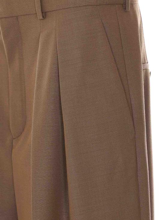 26SS 생로랑 스트레이트 팬츠 854457Y1N022055 BROWN - SAINT LAURENT