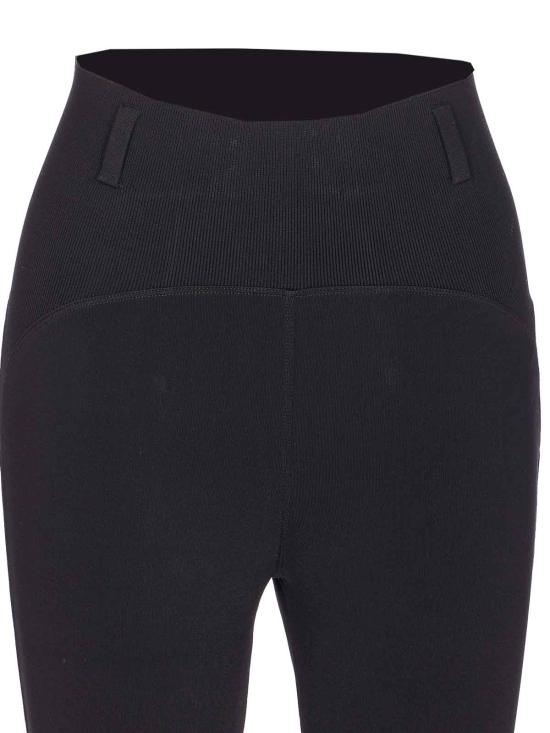26SS 알라이아 스트레이트 팬츠 AA9P1269K017C995 BLACK - ALAIA