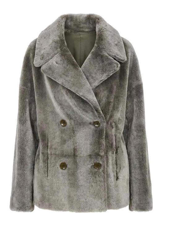 26FW 만조니24 무스탕 26M1765RS21GREEN LIGHT BROWN