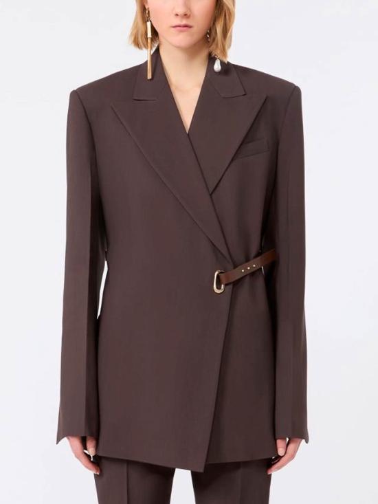 26FW 스포트막스 수트 자켓 2622046011600020 DARK BROWN - SPORTMAX