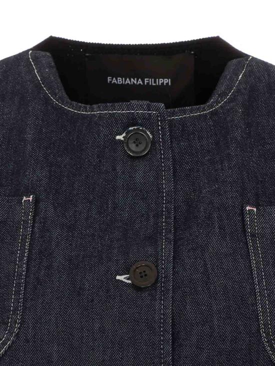 26FW 파비아나 필리피 자켓 GCD216F160M358VR1 BLUE - FABIANA FILIPPI