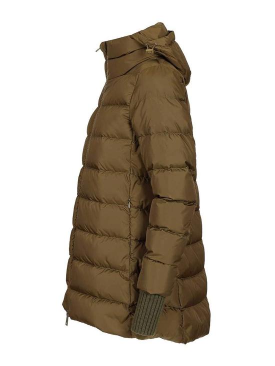25FW 에르노 나일론 샤모니 A-셰이프 PI0660D12004Z7740 GREEN - HERNO