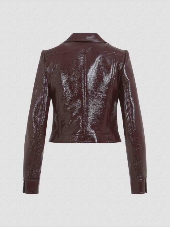 26FW 쿠레쥬 가죽 자켓 PERCBL005VY00144010 BURGUNDY - COURREGES