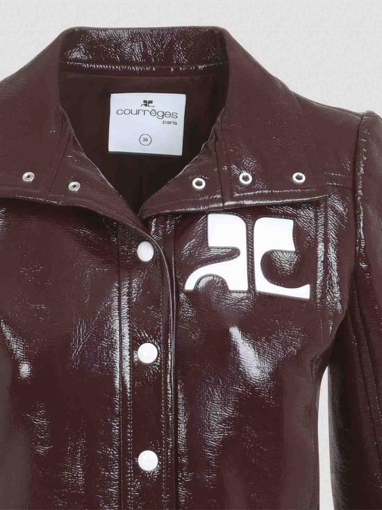 26FW 쿠레쥬 가죽 자켓 PERCBL005VY00144010 BURGUNDY - COURREGES