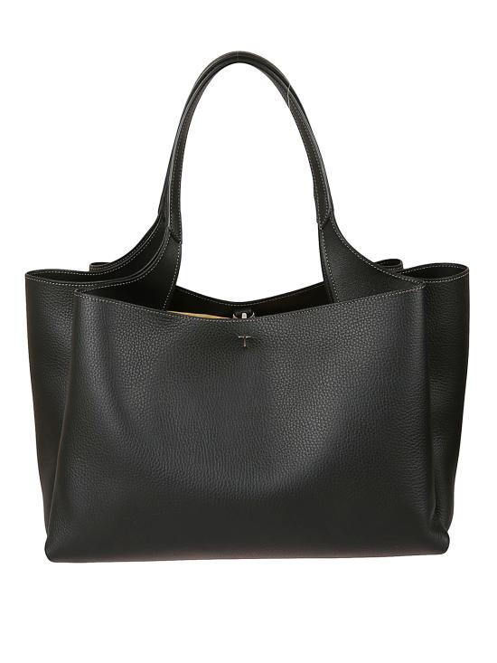 26FW 토즈 레더 백 미디움 XBWAPAF9300QRIB999 BLACK - TODS