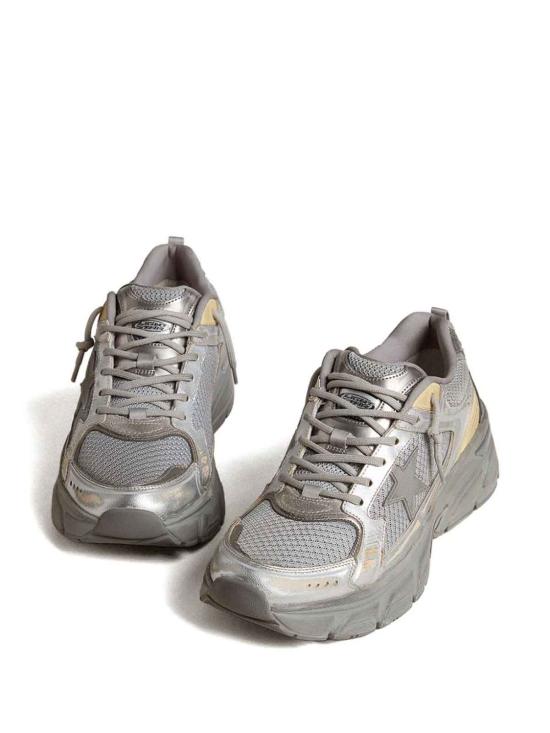 26SS 골든구스 라이트 스타 스니커즈 GMF00724F00647570138 SILVER - GOLDEN GOOSE