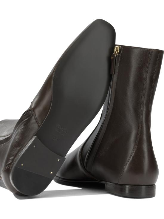 26FW 케이트 콜트 앵클 부츠 F1106992646 BROWN - KHAITE