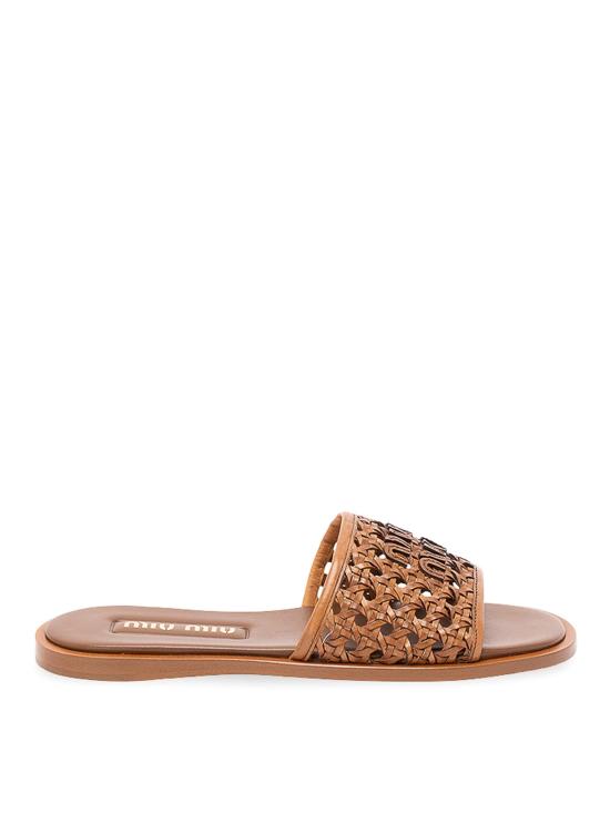 26FW 미우미우 뮬/슬리퍼 5XX6823ZN7F005F0046 BROWN