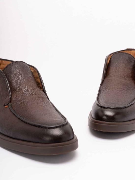 26FW 산토니 로퍼 MGDT17823DKTKMPGT50 DARK BROWN - SANTONI