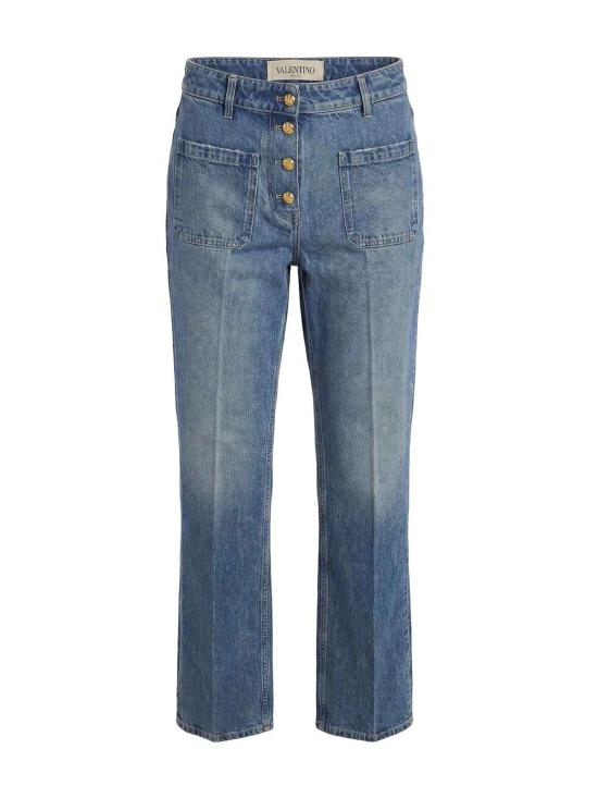 26FW 발렌티노 가라바니 스트레이트 팬츠 9B3DD23LACF558 MEDIUM WASH