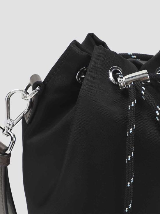 25FW 프라다 스피드락 리나일론 앤 레더 파우치 2NE0672HE1F0002 BLACK - PRADA