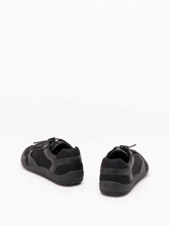 26FW 프라다 스피드락 레더 앤 메쉬 패브릭 스니커즈 2EE4683ZM0FG000F0002 BLACK - PRADA
