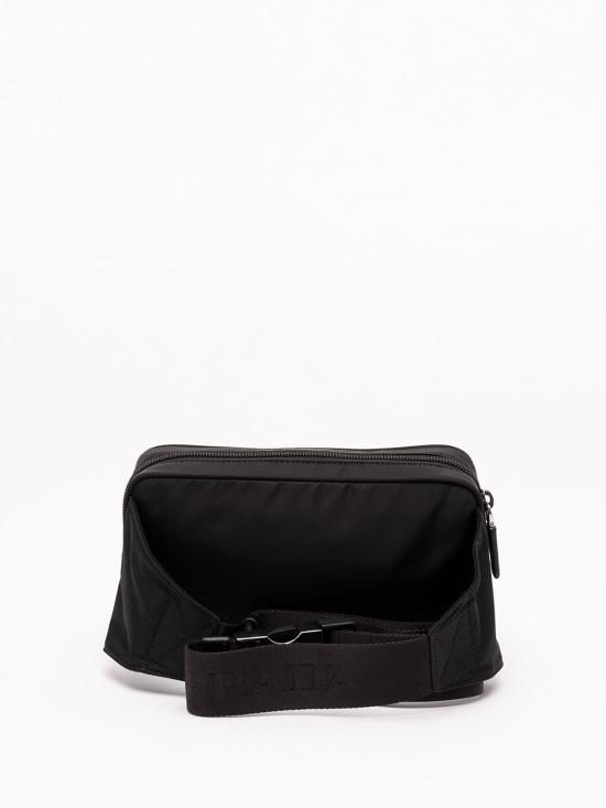 26FW 프라다 리나일론 사피아노 레더 벨트백 2VL9772DMGVWOOF0002 BLACK - PRADA