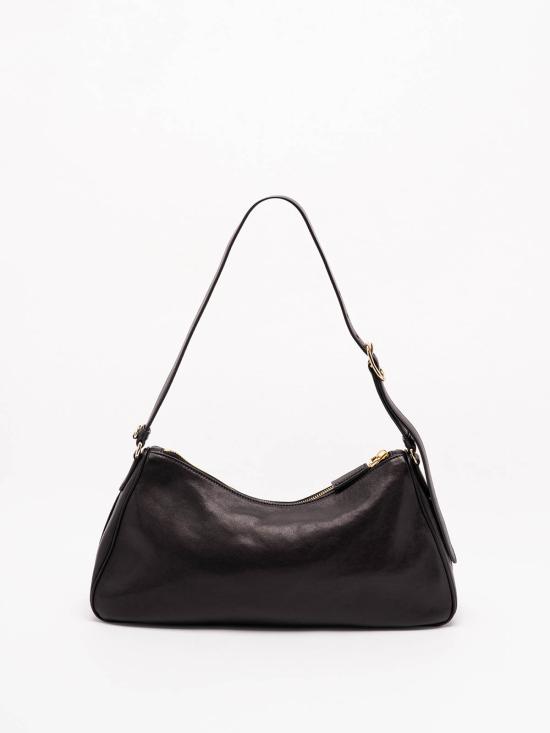 26FW 프라다 삼각로고 레더 숄더백 삼각로고 레더 숄더백 1BC3032ZUCVOOOF0002 BLACK - PRADA