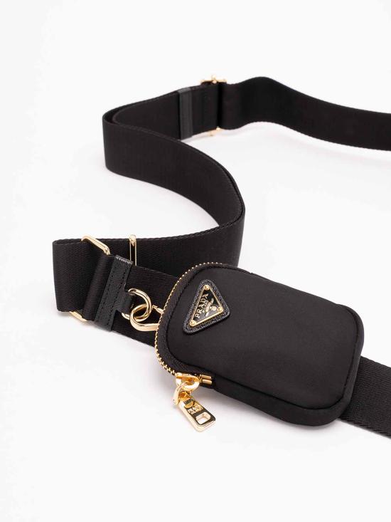 26FW 프라다 리나일론 미니 숄더백 1BH226R064VOOOF0632 BLACK - PRADA