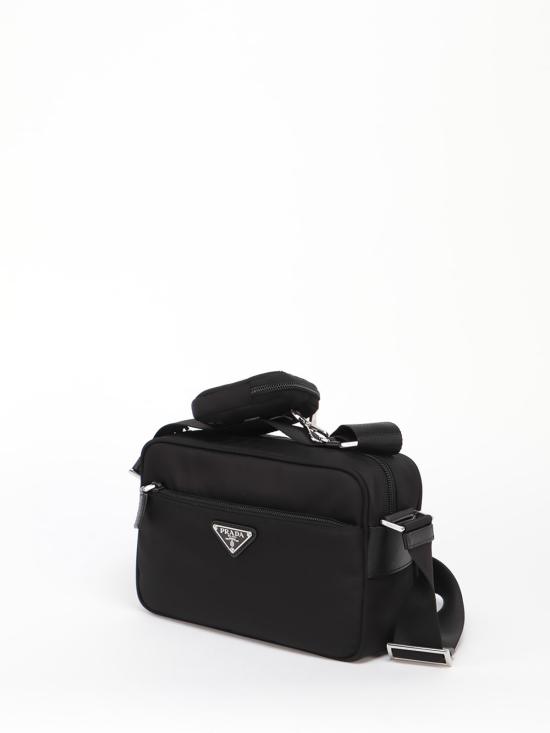 26FW 프라다 리나일론 렉탱글 숄더백 1BC167RV44VB1MF0002 BLACK - PRADA