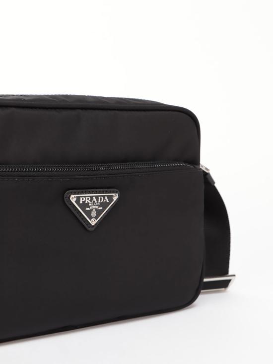 26FW 프라다 리나일론 렉탱글 숄더백 1BC167RV44VB1MF0002 BLACK - PRADA