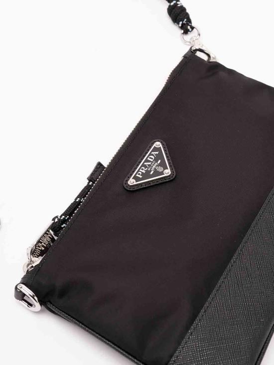 26FW 프라다 나일론 스마트폰 케이스 파우치 크로스백 2ZT0732DMHF0002 BLACK - PRADA