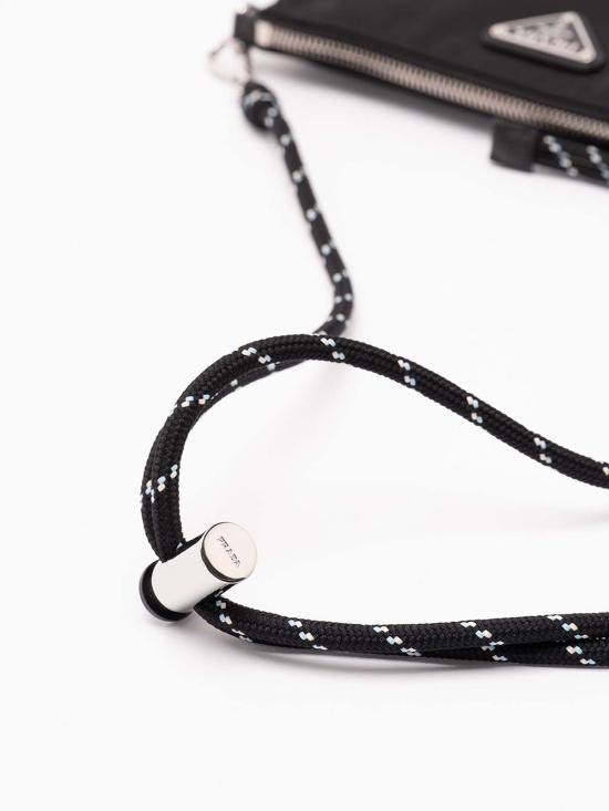 26FW 프라다 나일론 스마트폰 케이스 파우치 크로스백 2ZT0732DMHF0002 BLACK - PRADA