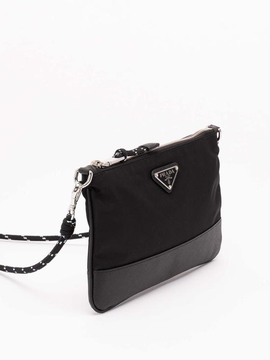 26FW 프라다 나일론 스마트폰 케이스 파우치 크로스백 2ZT0732DMHF0002 BLACK - PRADA