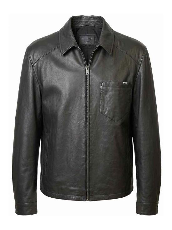 26FW 프라다 가죽 자켓 UPW61519WCSOOOF0002 BLACK