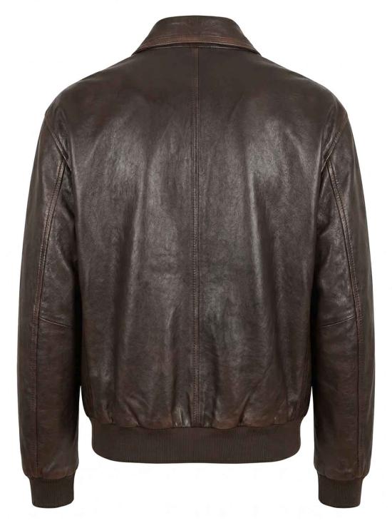 26FW 프라다 가죽 자켓 UPW62216ILSOOOF0003 DARK BROWN - PRADA